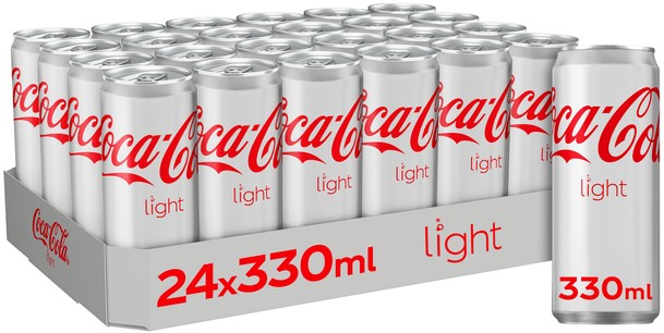 groet Welkom rollen Frisdrank Coca Cola Light blikje 0.33l bij Masco kantoorartikelenexpress